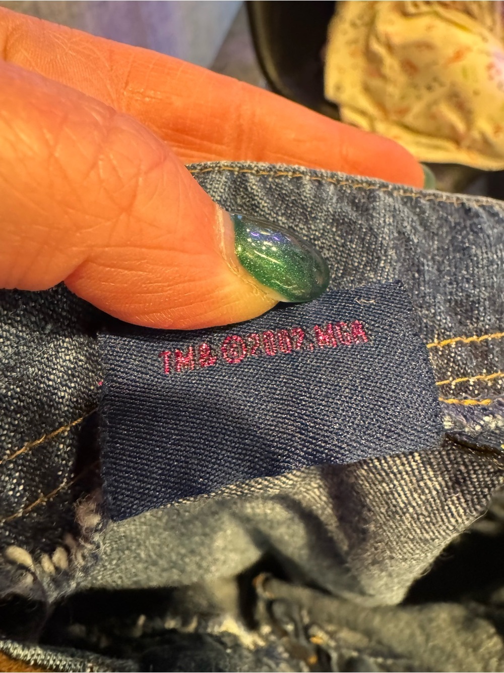 Bratz Denim Skirt Youth 10/12 Y2K Lace Up Western Jean 2002 Y2K - Picture 5 of 5